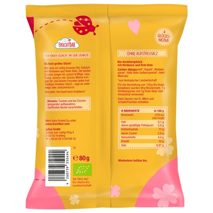 Bio Knabber Glück-FruchBar-Einzelstück-Rückseite