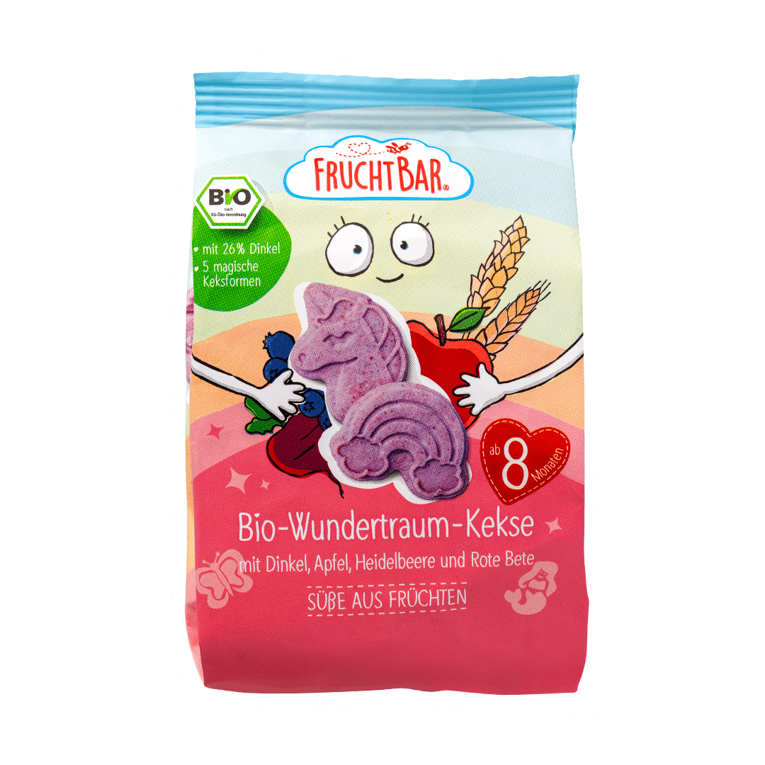 Bio Wundertraum Kekse - Einzelstück - Vorderseite