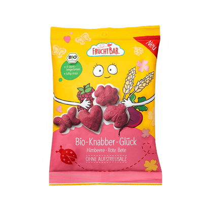 Bio Knabber Glück-FruchBar-Einzelstück-Vorderseite