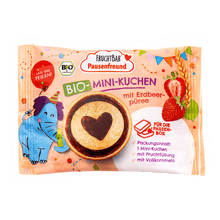 Bio Mini Kuchen-Fruchtbar Pausenfreund-Einzelstück-Vorderseite