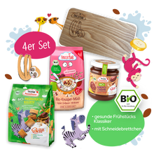 Pausenfreund Frühstücks Paket - FruchtBar - 4er Vorteilspaket - Vorderseite