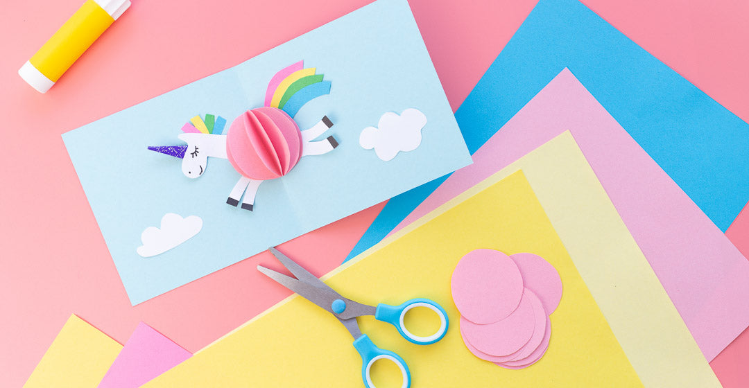 Einhorn Papier DIY
