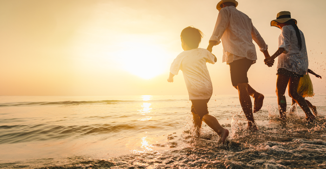 Familie Strandurlaub