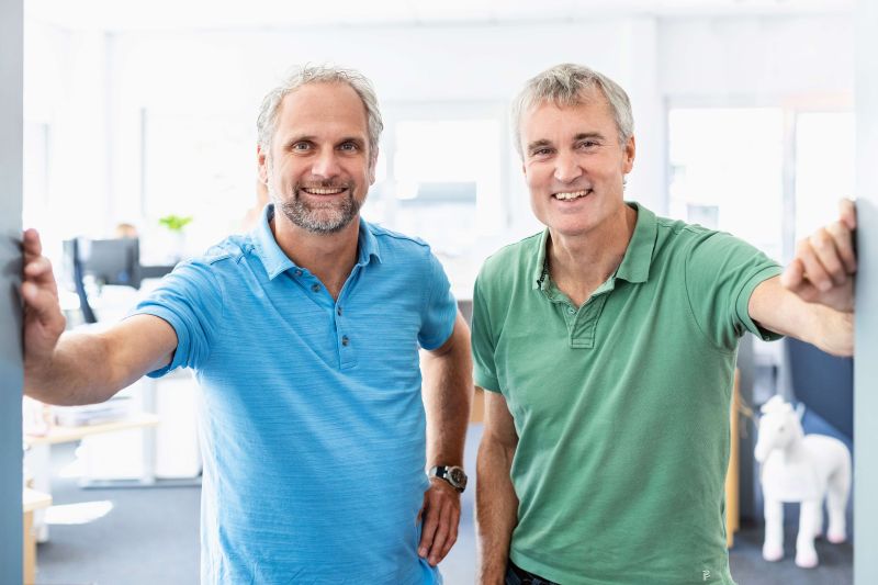 FruchtBar - Ueber Uns - Foto - Gründer Albrecht und Gordon